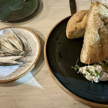 Costiera - Focaccia with anchovies - Mediterranean Near Me - Baltimore, Maryland