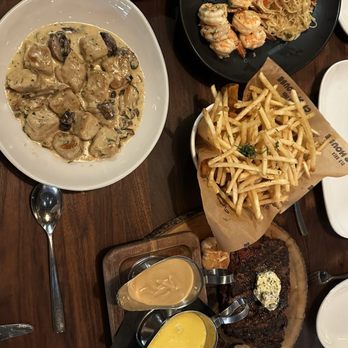 Old Brea Chop House - Ribeye Cap with sides - Steakhouses Near Me - Brea, California