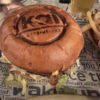 Kai Eats + Drinks - Beyond burger loaded and yum yum sauce on the side. Great fries! - Tacos Near Me - Kailua-Kona, Hawaii