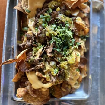 The Block Bar & Grill - Tri Tip Nachos shareable size. Bring a lot of friends to share with!!! - American Near Me - Great Falls, Montana