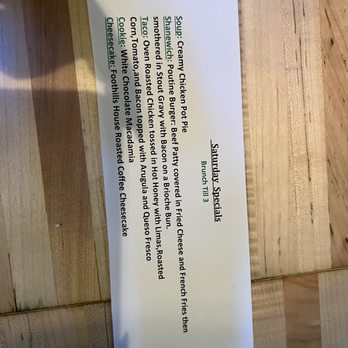 Foothills Brewing - Specials - American Near Me - Winston Salem, North Carolina
