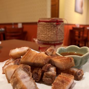 Phi Chay Thai Cuisine - Fried Crispy Pork Belly $9 dollars. - Thai Near Me - Saint Paul, Minnesota Phi Chay Thai Cuisine - Fried Crispy Pork Belly $9 dollars. - Thai Near Me - Saint Paul, Minnesota