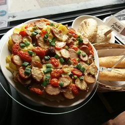 Sausage and Cherry Tomato Tortilla