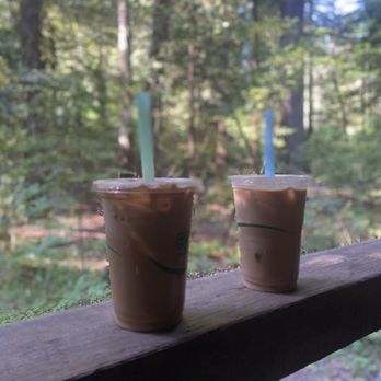 Slightly Twisted - 16oz iced caramel latte and an iced pumpkin spice latte - Coffee & Tea Near Me - Redway, California Slightly Twisted - 16oz iced caramel latte and an iced pumpkin spice latte - Coffee & Tea Near Me - Redway, California