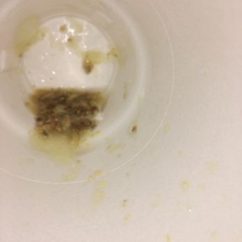 Chick-fil-A - The junk at the bottom of our cups  from lemonade. Usually it is fantastic, don't know what happened tonight. - Fast Food Near Me - Corona, California