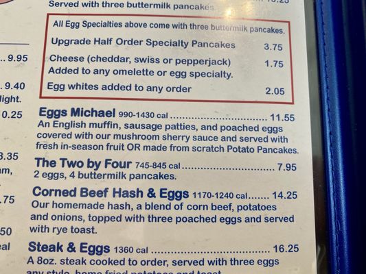 Menu photo 3 The Original Pancake House Birmingham, AL