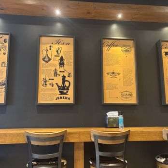 Black Lion Cafe - Coffee decor.  See the Ethiopian jibena.  Loved these. - Coffee & Tea Near Me - Rockville, Maryland