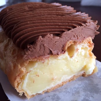 Sauer's Bakery - Eclair with custard filling - Bakeries Near Me - Carol Stream, Illinois Sauer's Bakery - Eclair with custard filling - Bakeries Near Me - Carol Stream, Illinois
