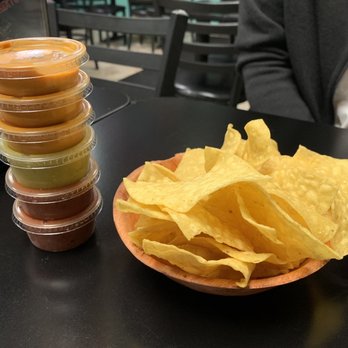 El Tesoro Mazatlan - Free chips and a variety of salsas - Mexican Near Me - Vallejo, California