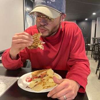 Planetary Brewing - enjoying a draft and classic BLT. - Breweries Near Me - Greenwood, Indiana