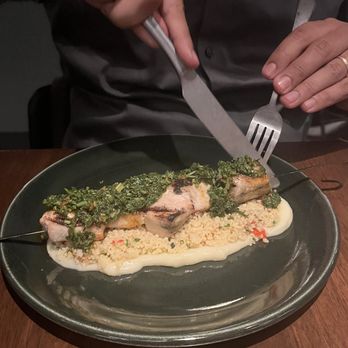Riserva Bar + Tapas - Grilled Swordfish Kebab - Tapas Bars Near Me - Oklahoma City, Oklahoma