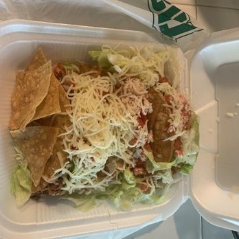El Taco Llama - Hard shell tacos  shredded beef so yummy they were huge and delicious - Mexican Near Me - Canoga Park, California