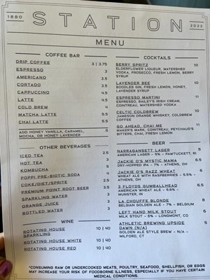 Menu photo 1 Station Granville, OH Menu photo 1 Station Granville, OH