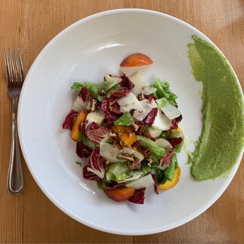 Farm & Table - Smoked Peach and Pecan salad - New American Near Me - Albuquerque, New Mexico Farm & Table - Smoked Peach and Pecan salad - New American Near Me - Albuquerque, New Mexico