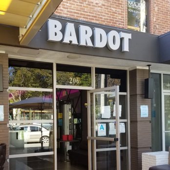 Bardot - Entrance with their name. - New American Near Me - Claremont, California