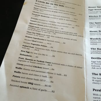 Hansell & Gretel - Now this is what I call a sides menu... - Coffee & Tea Near Me - Gaythorne, QLD