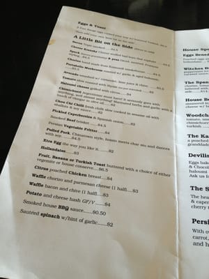 Menu photo 3 Hansell & Gretel Gaythorne, QLD