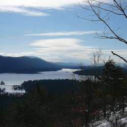 North Cove Cottages - View of Lake Dunmore from behind North Cove Cottages on Burnt Mountain.
