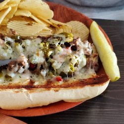 Sunset Grill - Steak, onions, peppers and cheese.  Highly recommend