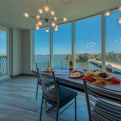 FUSION Resort - Modern waterfront event space with panoramic intracoastal views at FUSION Resort in Treasure Island, Florida.