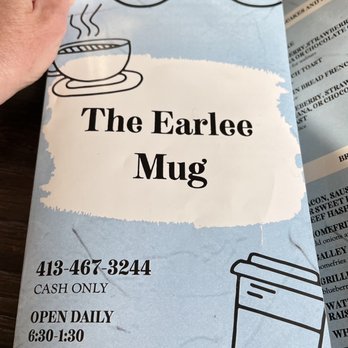 Earlee Mug - two hands holding a coffee mug - Breakfast & Brunch Near Me - Granby, Massachusetts