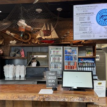Matt's Fish Basket - Order counter. - Fish & Chips Near Me - Seattle, Washington