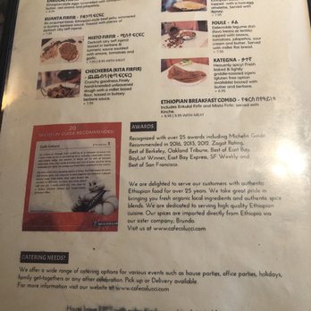 Cafe Colucci - Ethiopian Near Me - Oakland, California
