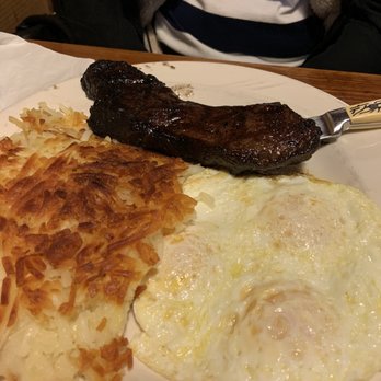 Rainbow Oaks Restaurant - Pretty good New York steak with crunchy hash! - American Near Me - Fallbrook, California Rainbow Oaks Restaurant - Pretty good New York steak with crunchy hash! - American Near Me - Fallbrook, California