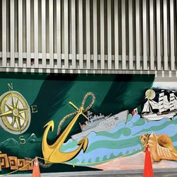 Aeropuerto Internacional de la Ciudad de México - Mural Marina