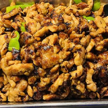 Happy China Buffet - Juicy caramelized chicken with crispy charred edges, coated in a savory umami sauce, paired with crisp green peppers for an addictive bite. - Chinese Near Me - Bangor, Maine Happy China Buffet - Juicy caramelized chicken with crispy charred edges, coated in a savory umami sauce, paired with crisp green peppers for an addictive bite. - Chinese Near Me - Bangor, Maine
