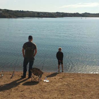 Curt Gowdy State Park - Boys enjoying beautiful granite reservoir - Parks Near Me - Cheyenne, Wyoming
