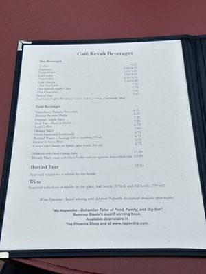 Menu photo 4 Cafe Kevah Big Sur, CA
