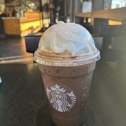Grande iced peppermint mocha