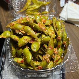 Garlic Edamame