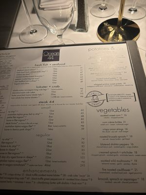 Menu photo 2 Ocean 44 Scottsdale, AZ