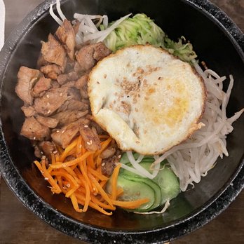 Soy Tofu - Hot Stone Pot Chicken Bimbimbap - Korean Near Me - La Palma, California