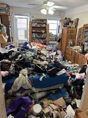 Hoarding cleaning before and after 
Brooklyn New York - This apartment was neglected with not being cleaned for over five years and was a BIG disaster 
They owner had many issues and really toke on herself to change her life 
She was extremely happy and started a new chapter in life