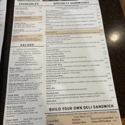 Chicago Deli - Menu lunch