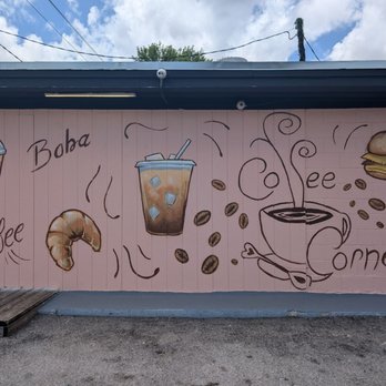 Coffee Corner - Cute mural - Coffee & Tea Near Me - Houston, Texas