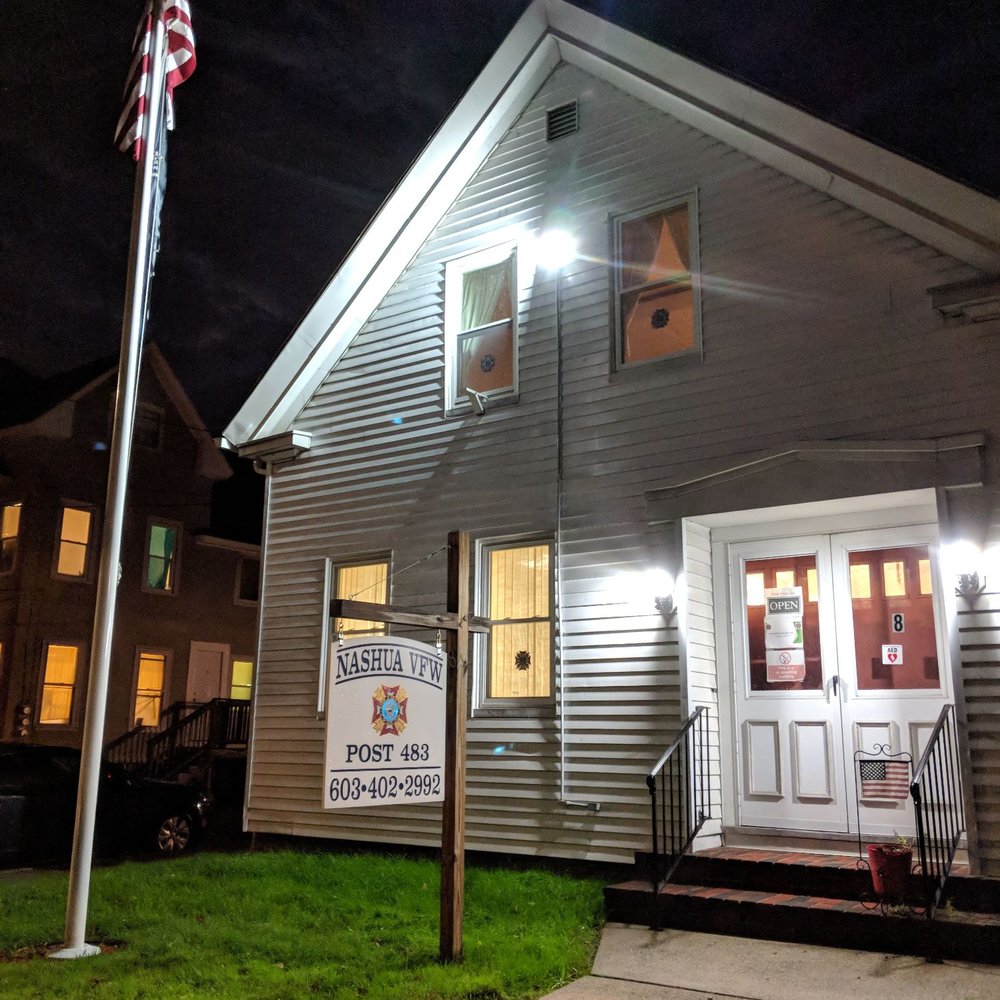 VFW Post 483 - Shines so beautifully. Vets, welcome home. - Veterans Organizations Near Me - Nashua, New Hampshire VFW Post 483 - Shines so beautifully. Vets, welcome home. - Veterans Organizations Near Me - Nashua, New Hampshire
