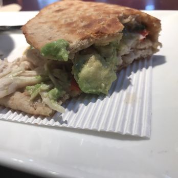 Panera Bread - Chipotle Chicken avocado melt on flatbread - Sandwiches Near Me - Tukwila, Washington Panera Bread - Chipotle Chicken avocado melt on flatbread - Sandwiches Near Me - Tukwila, Washington