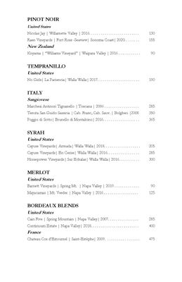 Menu photo 5 Corked Restaurant & Wine Bar Long Grove, IL