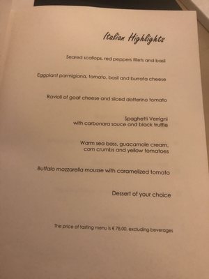 Menu photo 7 Antico Arco Rome, RM