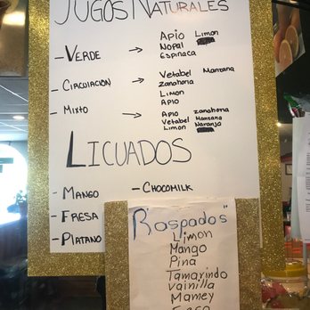 Mi Morenita - a menu for a mexican restaurant - Juice Bars & Smoothies Near Me - Seattle, Washington Mi Morenita - a menu for a mexican restaurant - Juice Bars & Smoothies Near Me - Seattle, Washington