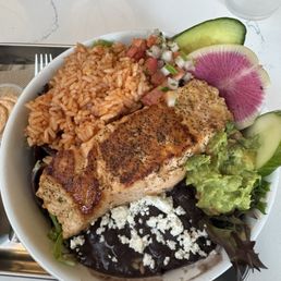 Salmon grain bowl Salmon grain bowl