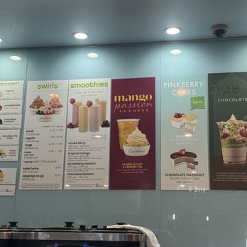 Pinkberry - Menu (April 2026) - Ice Cream & Frozen Yogurt Near Me - Sunnyvale, California