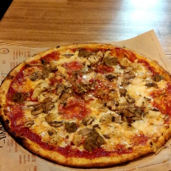 Blaze Pizza - My own build your own! Mozzarella, grilled chicken, Italian meat balls and mushrooms. Yummy - Salad Near Me - Palmdale, California Blaze Pizza - My own build your own! Mozzarella, grilled chicken, Italian meat balls and mushrooms. Yummy - Salad Near Me - Palmdale, California