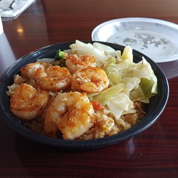 Kobe Japan - a bowl of shrimp and noodles - Japanese Near Me - New Iberia, Louisiana