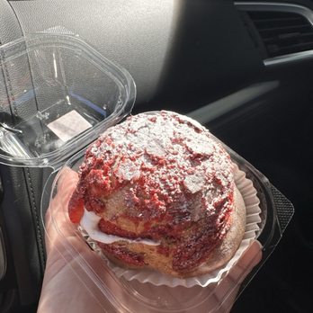 Aloha State Bake Shop - Strawberry cream puff (seasonal). It is loaded. GET THIS! - Bakeries Near Me - Honolulu, Hawaii Aloha State Bake Shop - Strawberry cream puff (seasonal). It is loaded. GET THIS! - Bakeries Near Me - Honolulu, Hawaii