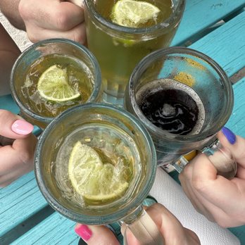 Skinny's Place - Frozen beer mugs - Burgers Near Me - Holmes Beach, Florida